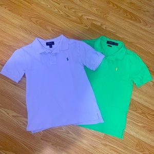 BUNDLE- boys polo shirts (sz 10-12)